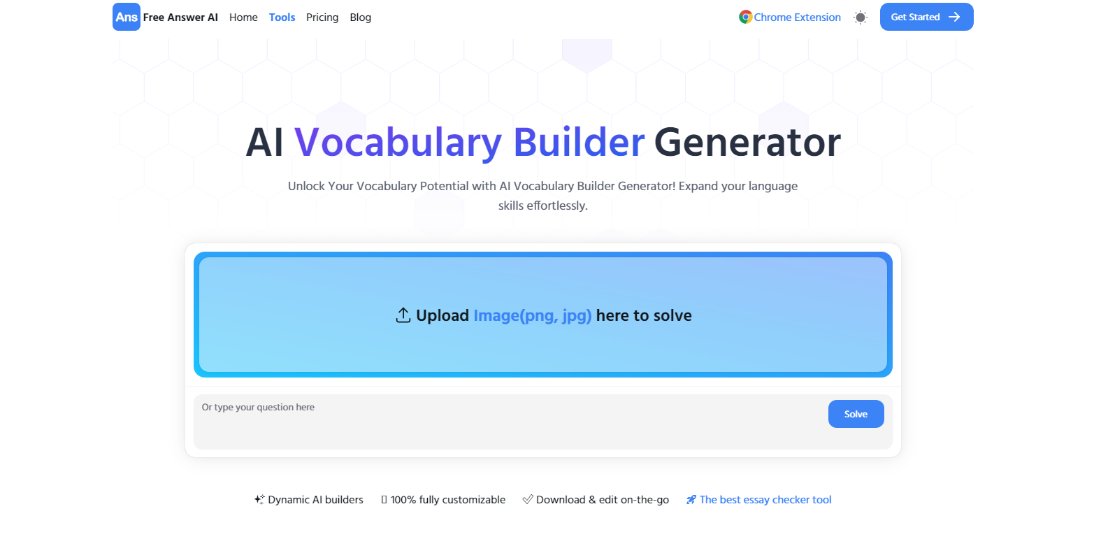 Vocabulary Builder Generator