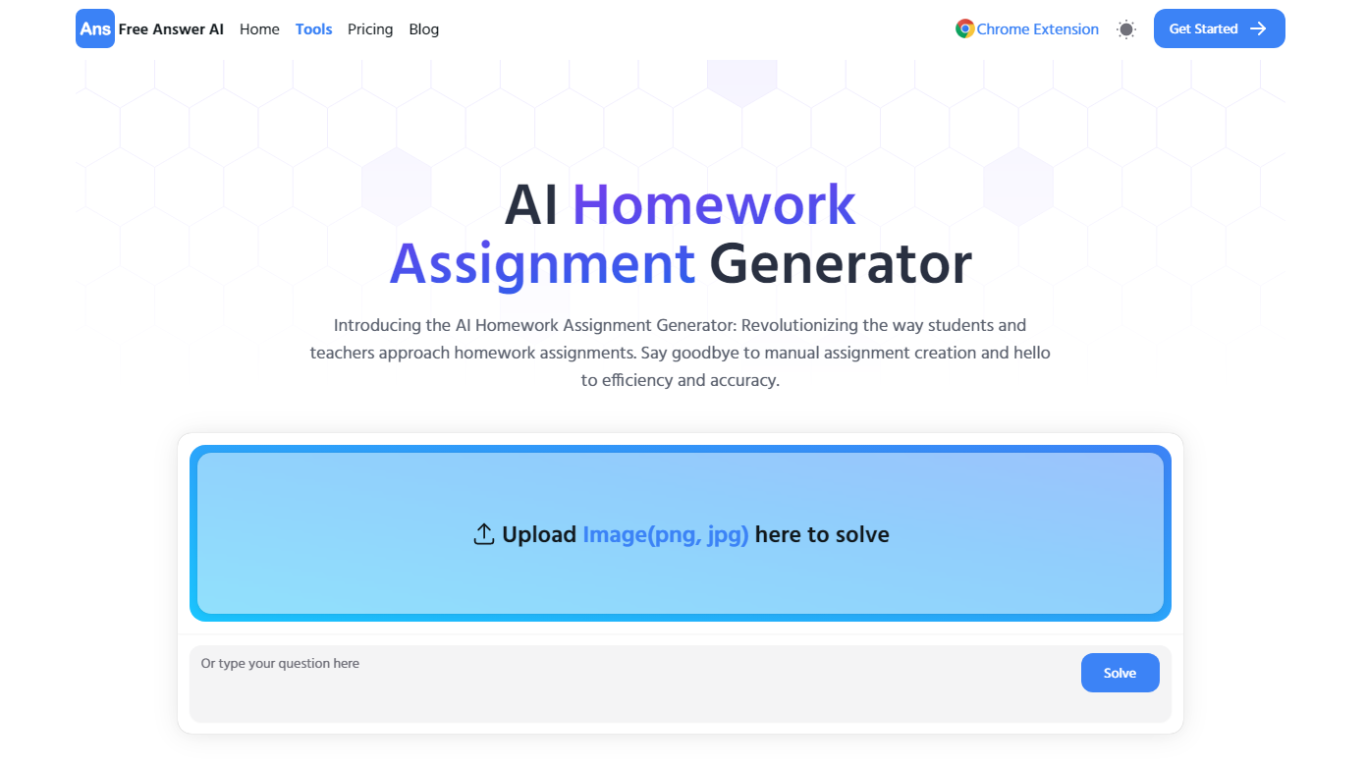 AI Homework Assignment Generator AI Homework Assignment Generator