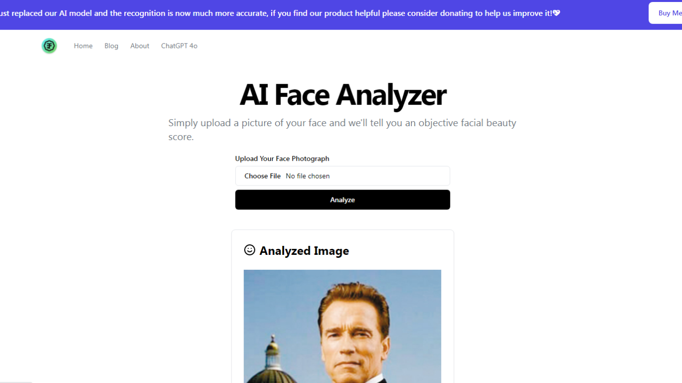 Beauty Score Calculator